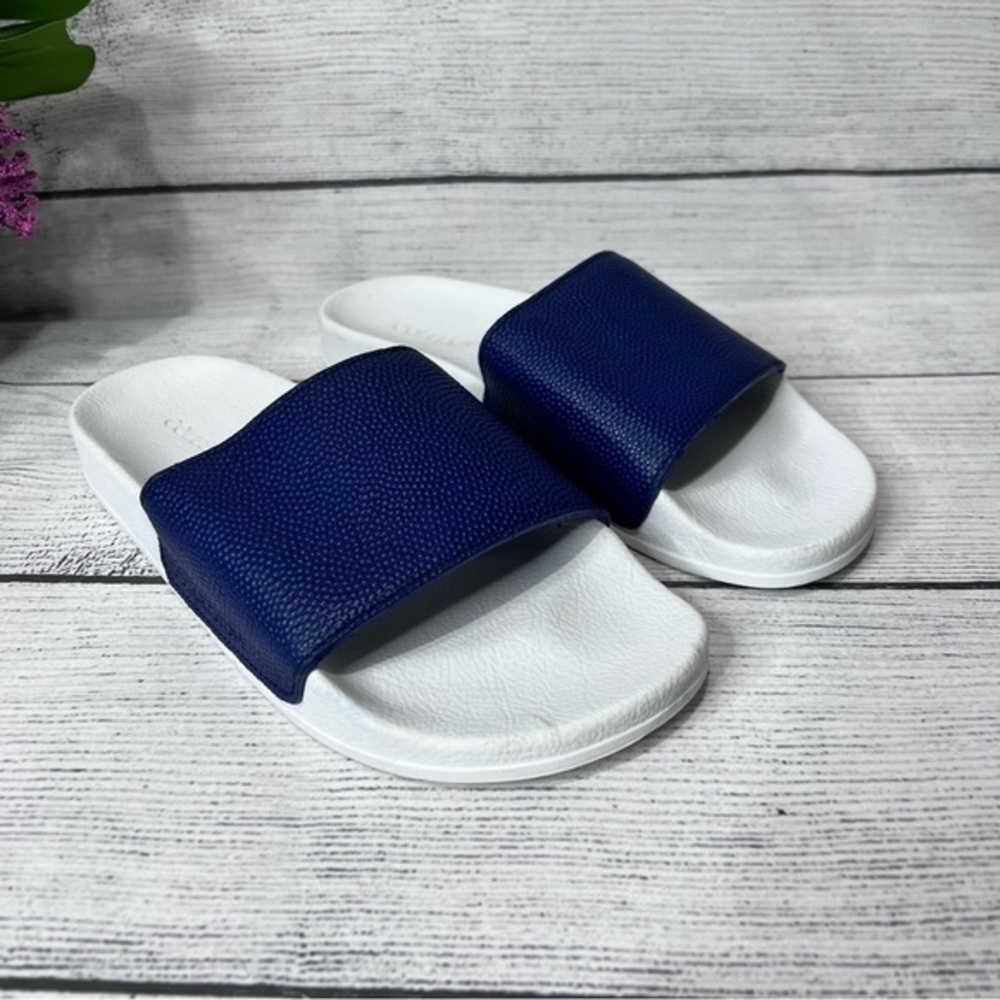 COLLEGIUM Men Pillar Leather Slide Sandal Size EU41